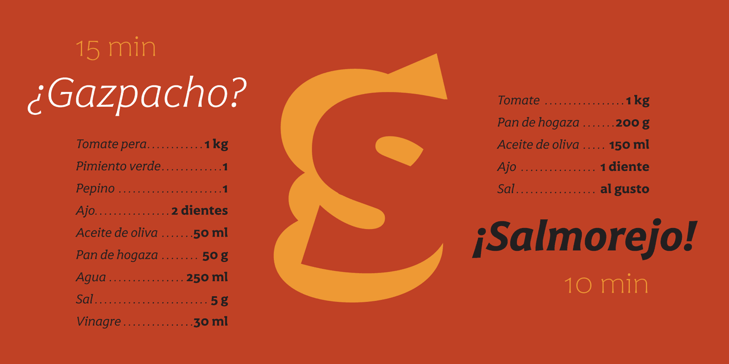 Ejemplo de fuente Harri Text Extra Bold Italic